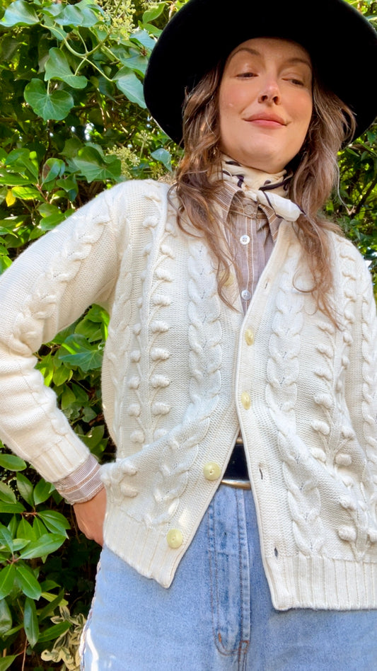 Cream Cardigan
