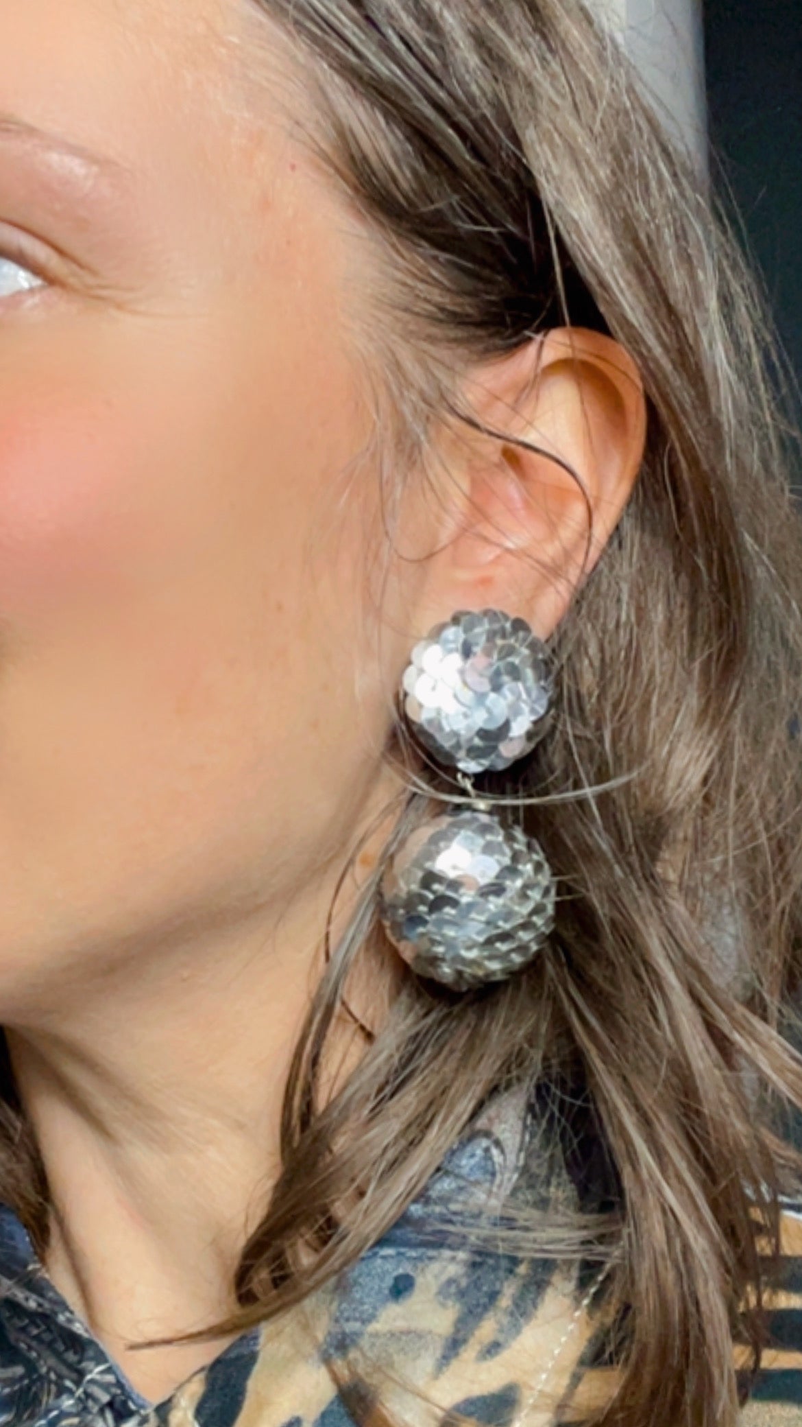 Sequin “Disco” Earrings