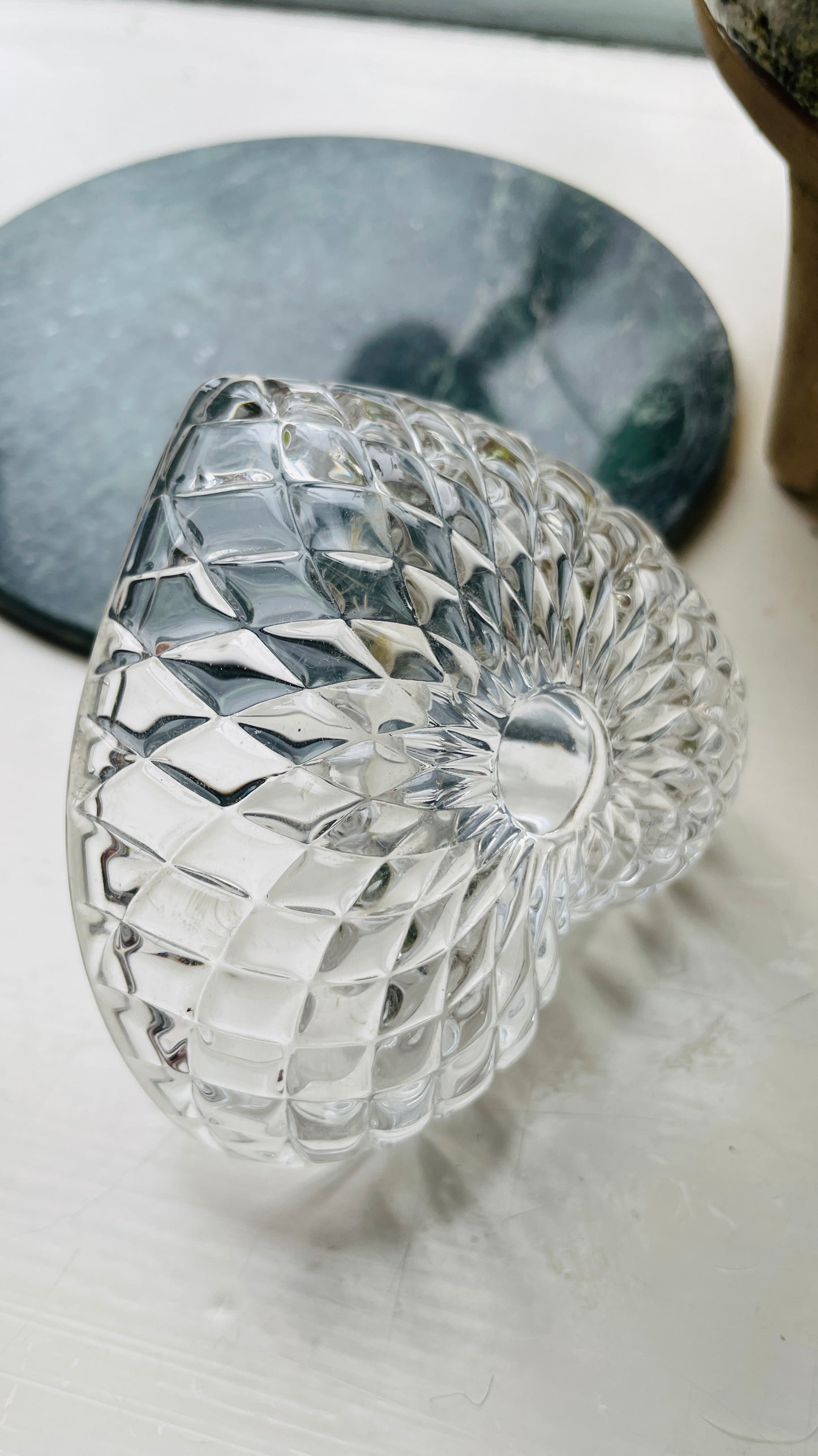 Crystal Heart Ring Holder
