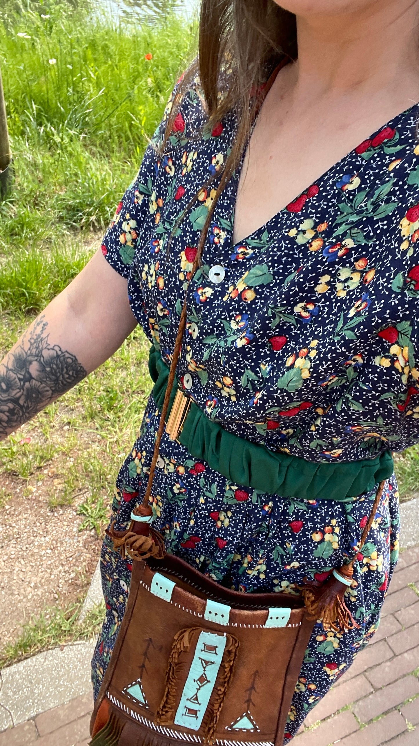 Floral Button Down Dress