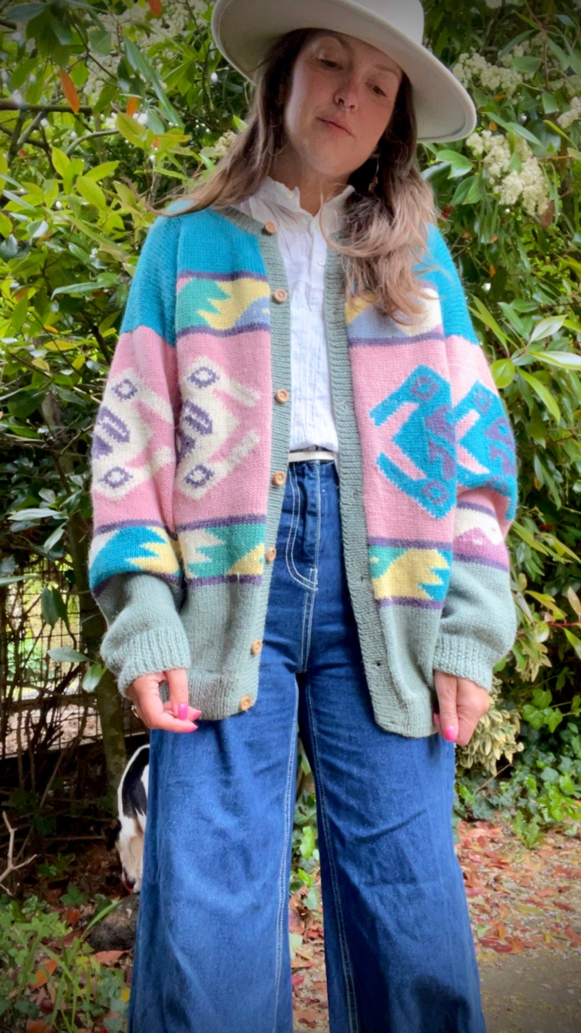 Wool Pastel Cardigan
