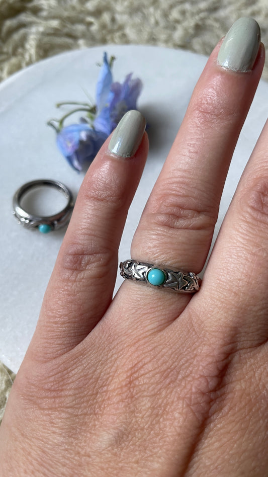 Silver & Turquoise Ring