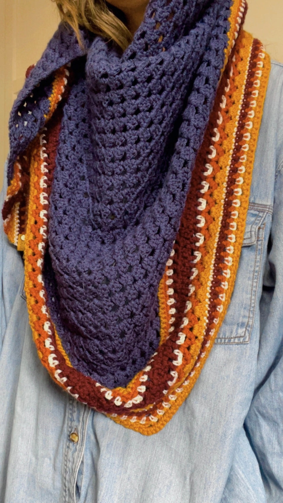 Crochet Triangle Scaf