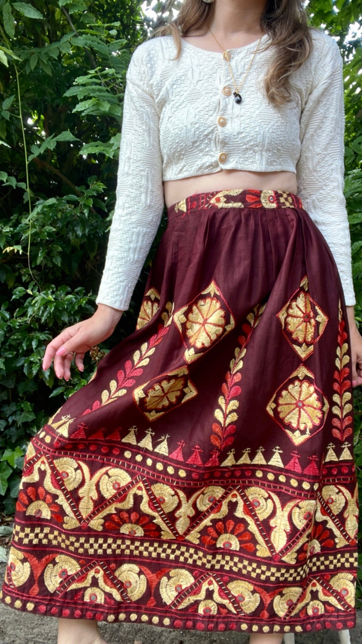 Suzani Skirt
