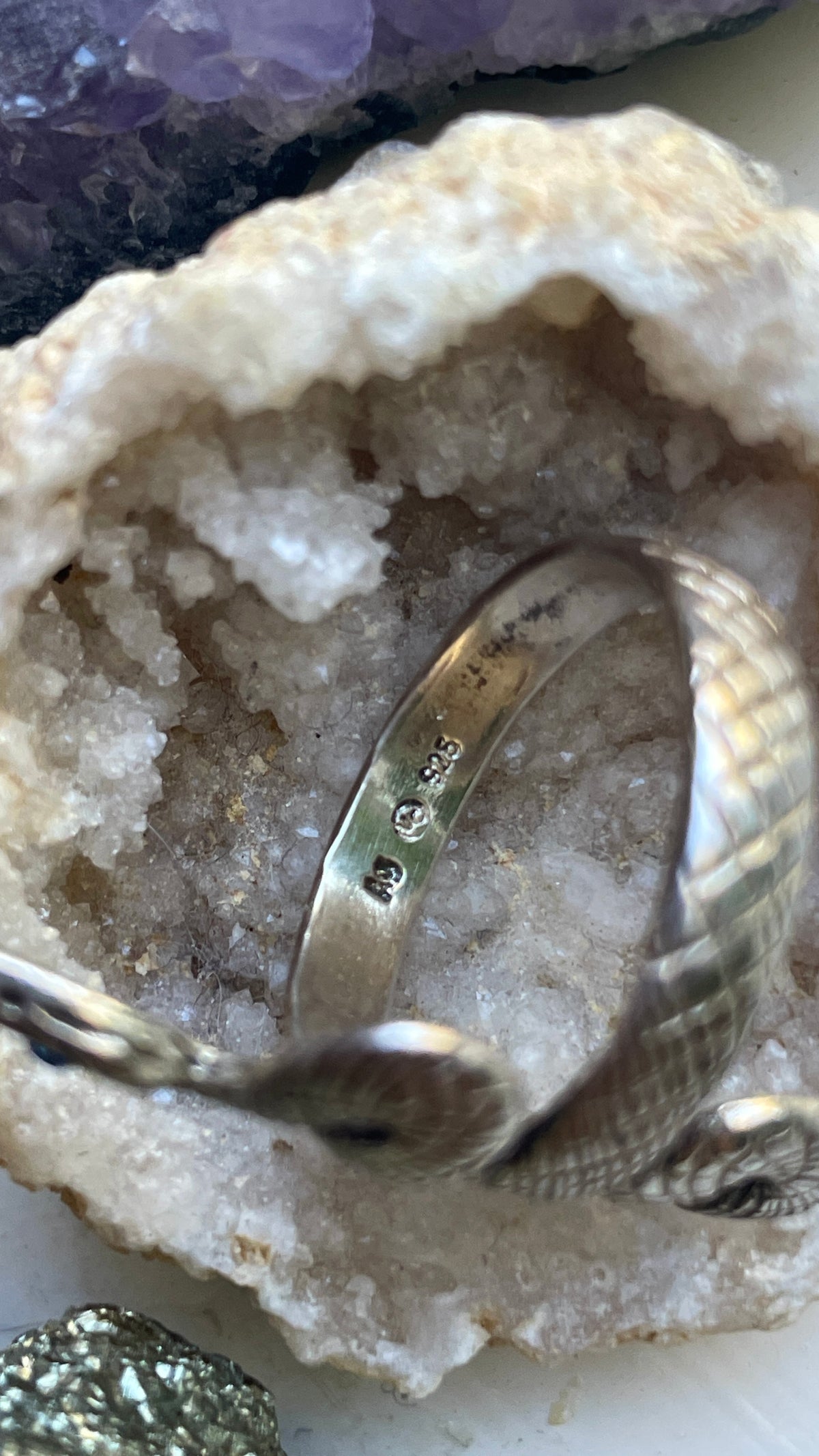925 Silver Serpent Ring