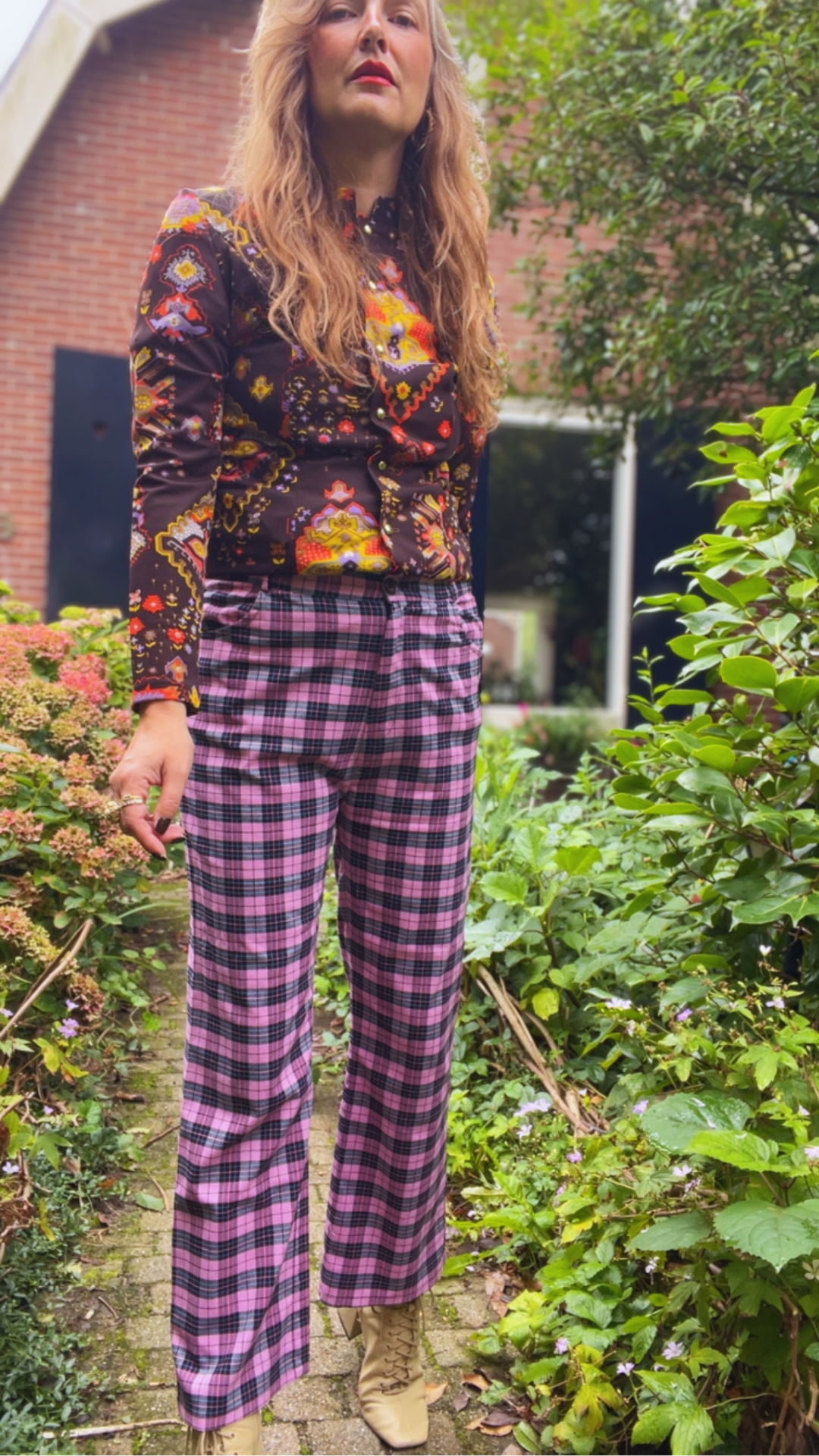 Groovy Checkered Trousers