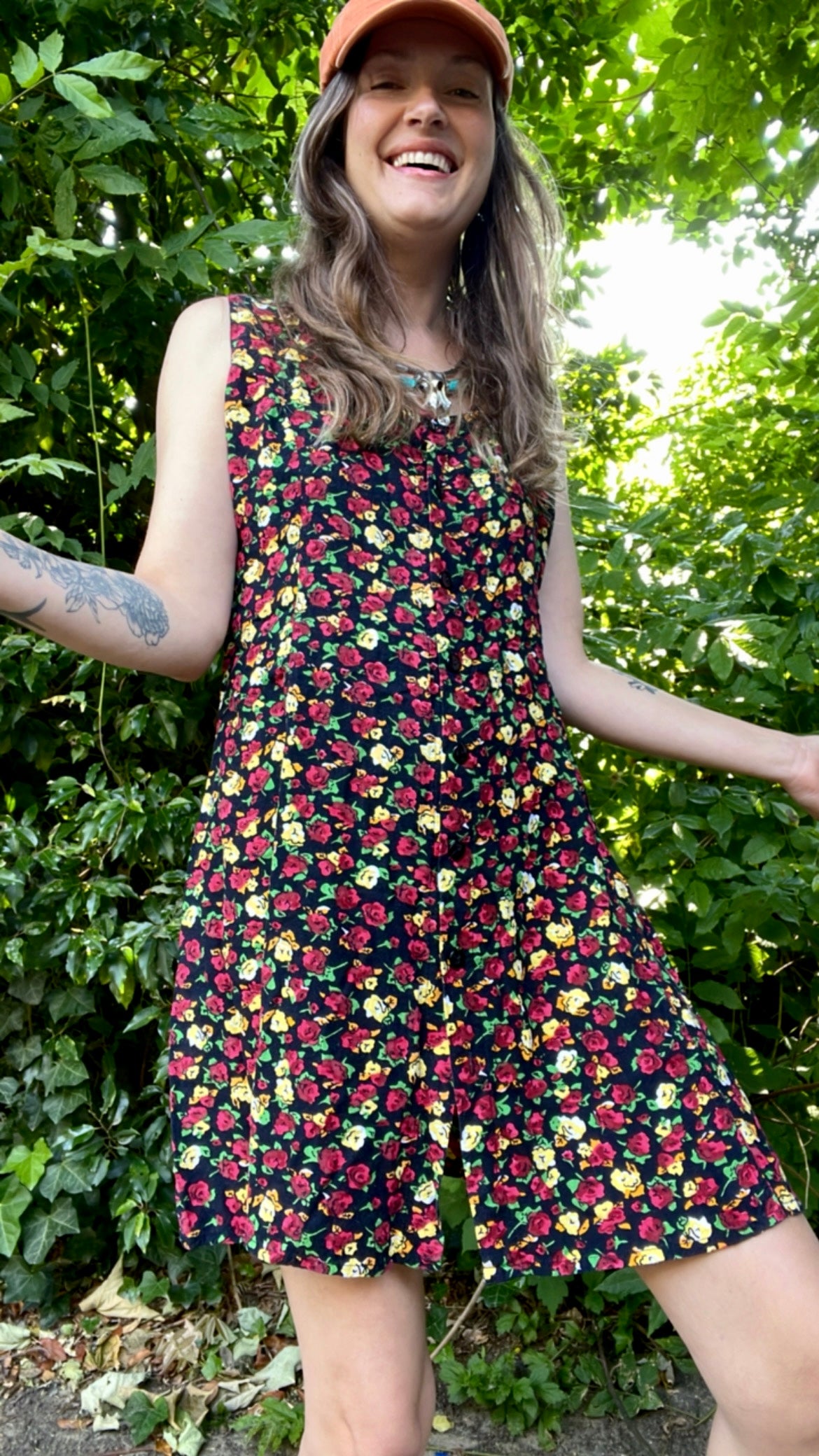 90s Grunge Floral Dress
