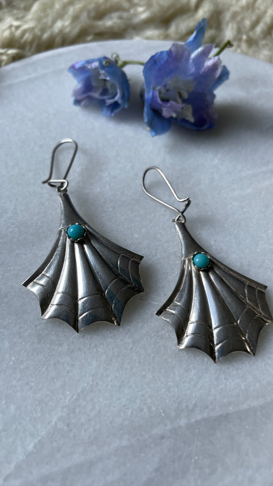 Silver & Turquoise Earrings