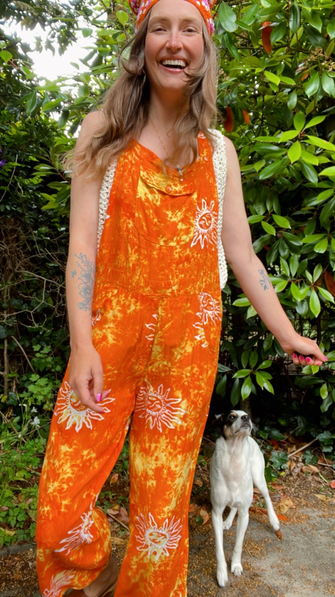 90s Sunny Dungarees