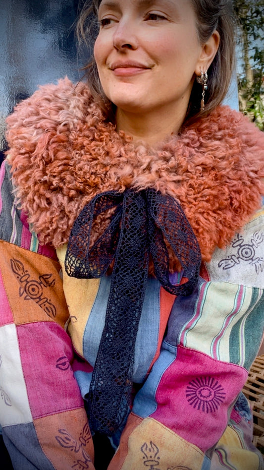 Reworked ~ Shearling Collar