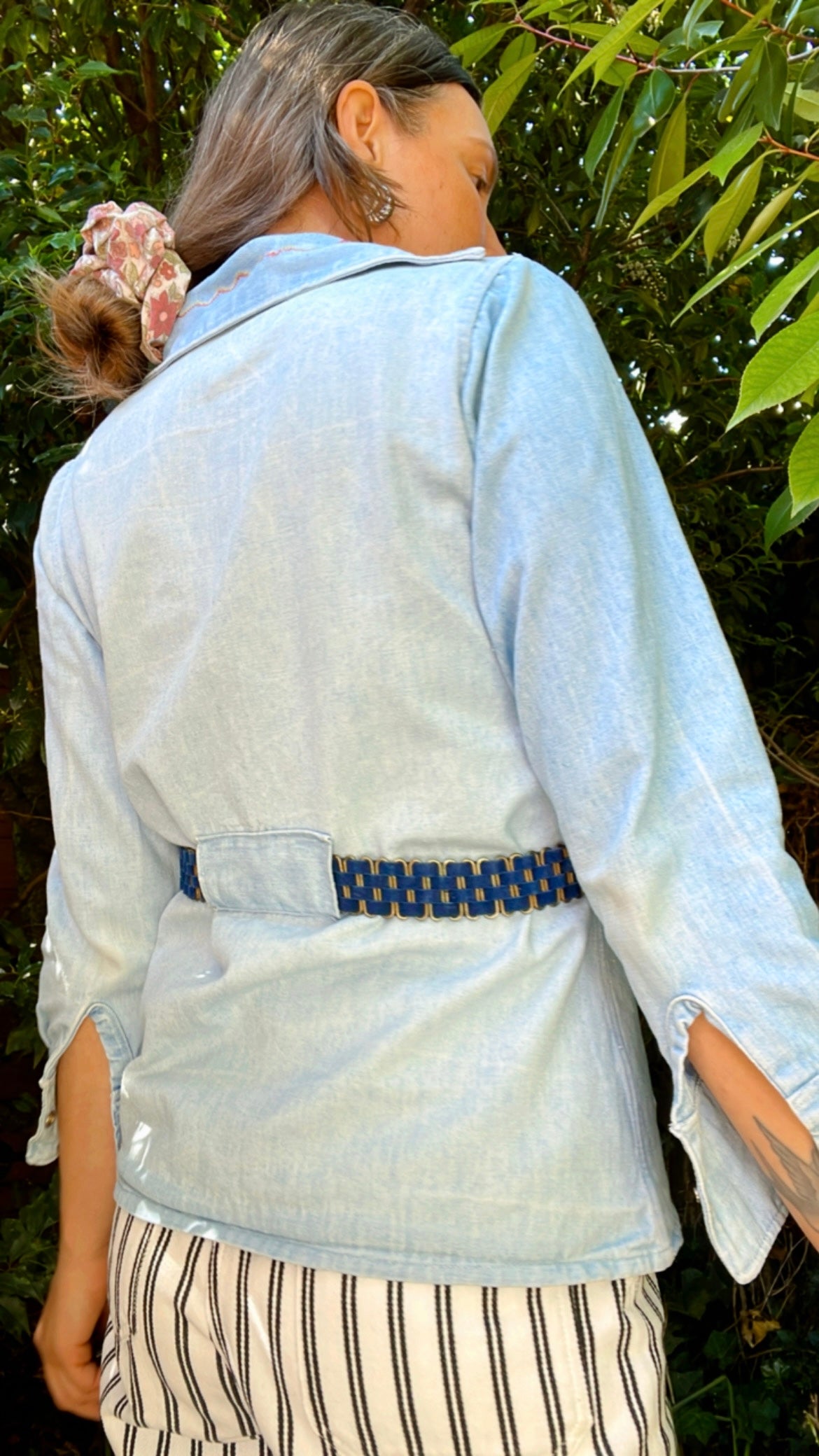 Blue Suede Belt