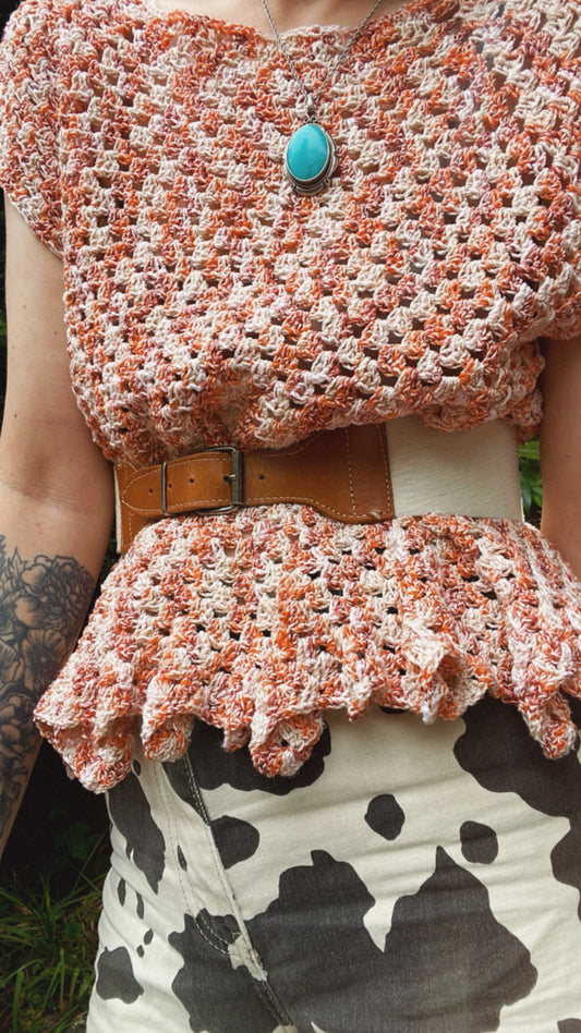 Mixed Leather Waistbelt