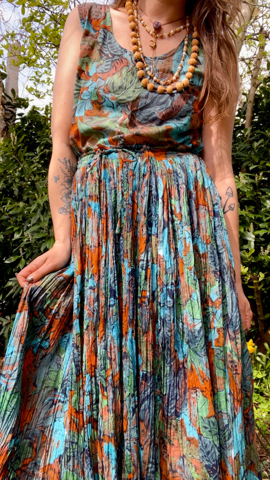 Turquoise Print Co-ord