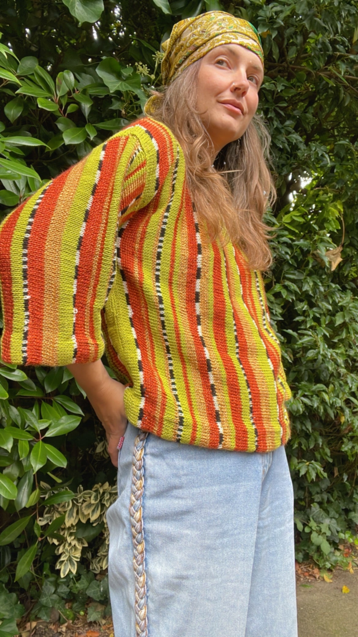 Graphic Knitted Jumper