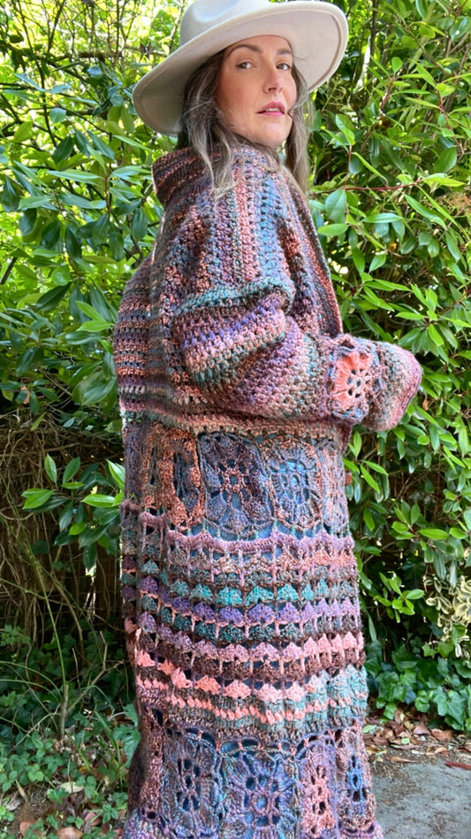 Crochet Maxi Cardigan
