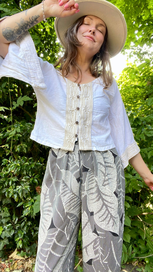 Hellenic Boho Top