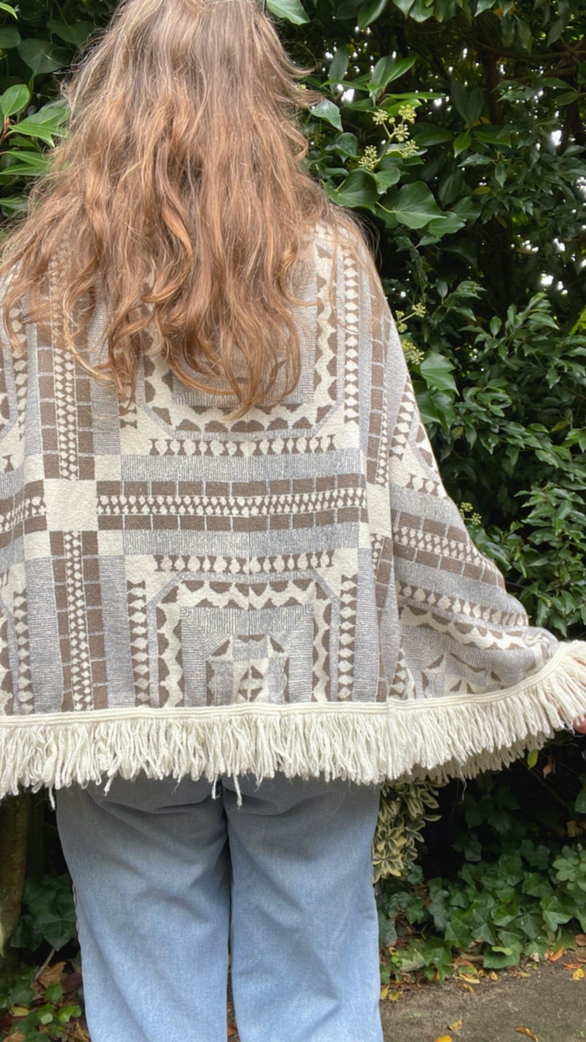 60s Retro Poncho