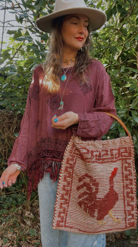Rooster Market Bag (Purse)