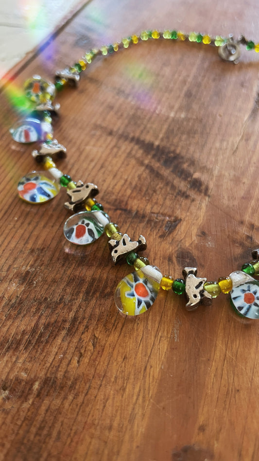 Glass Beaded Necklace