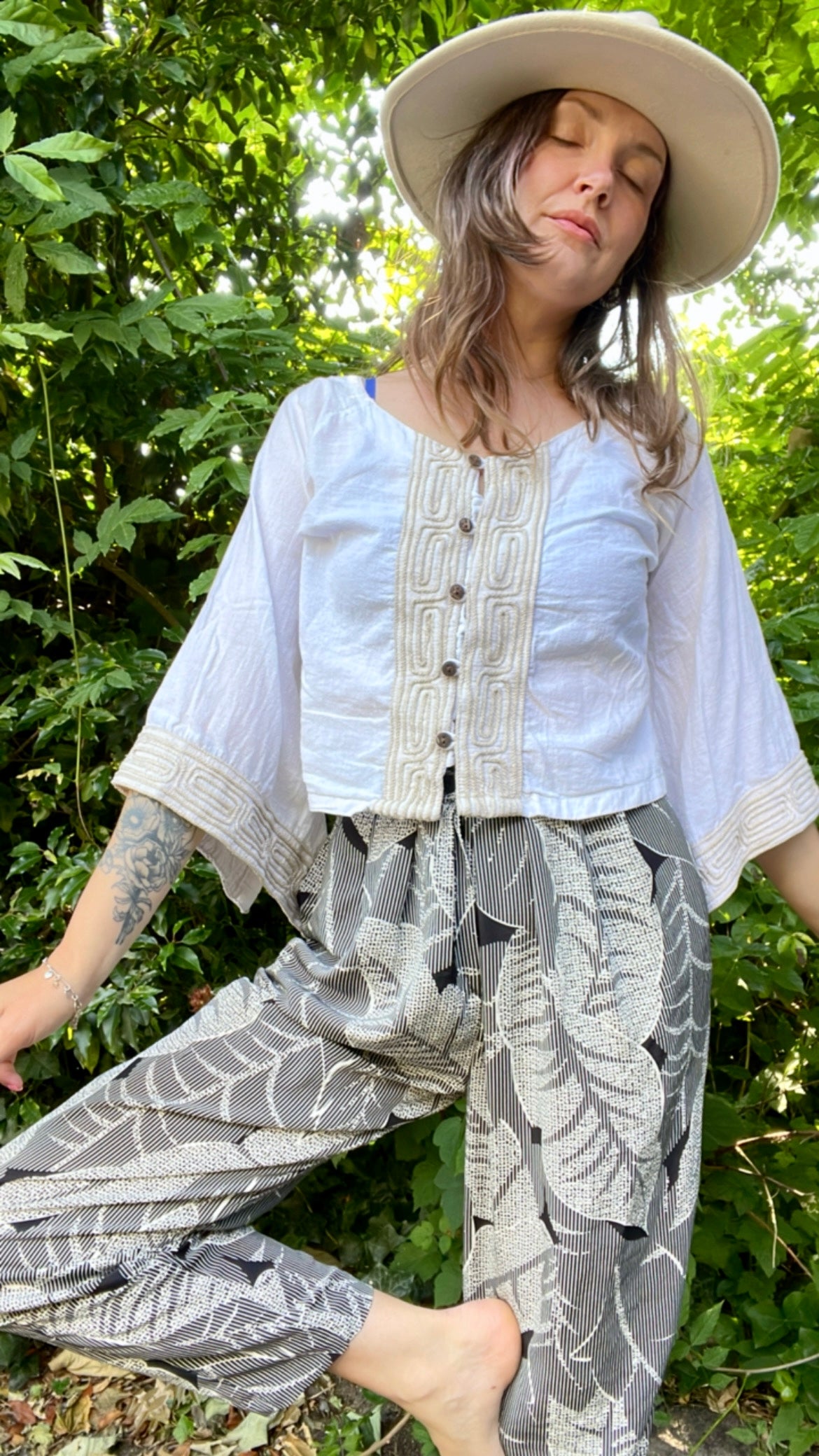 Hellenic Boho Top