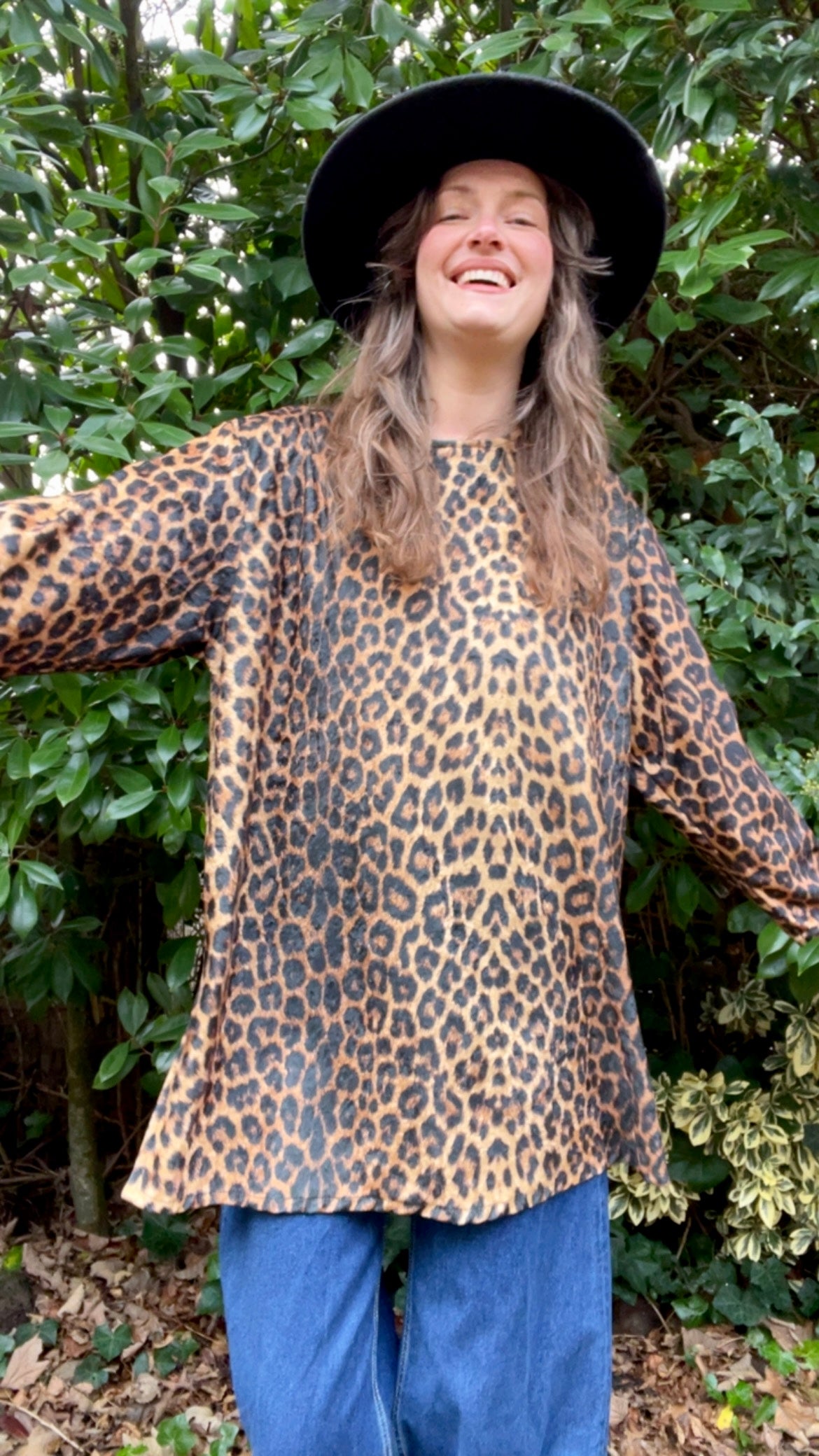 Velvet Leopard Tunic