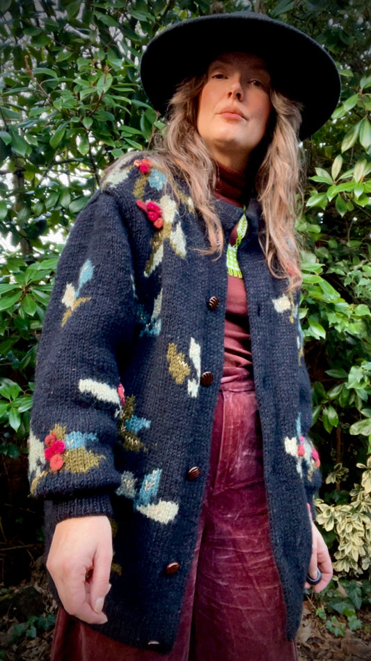 Floral Padded Jardigan