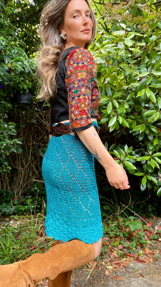 Gradient Crochet Skirt