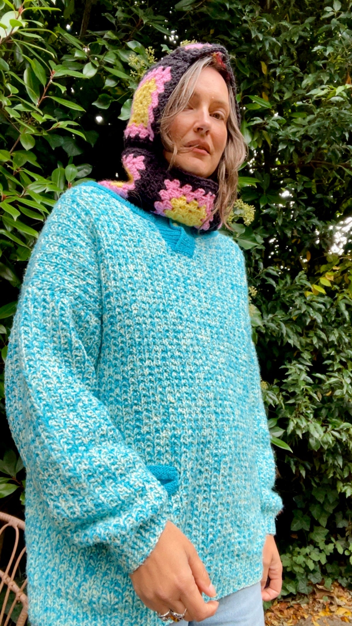 Granny Square Crochet Balaclava