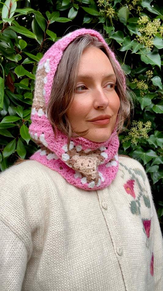 Granny Square Crochet Balaclava