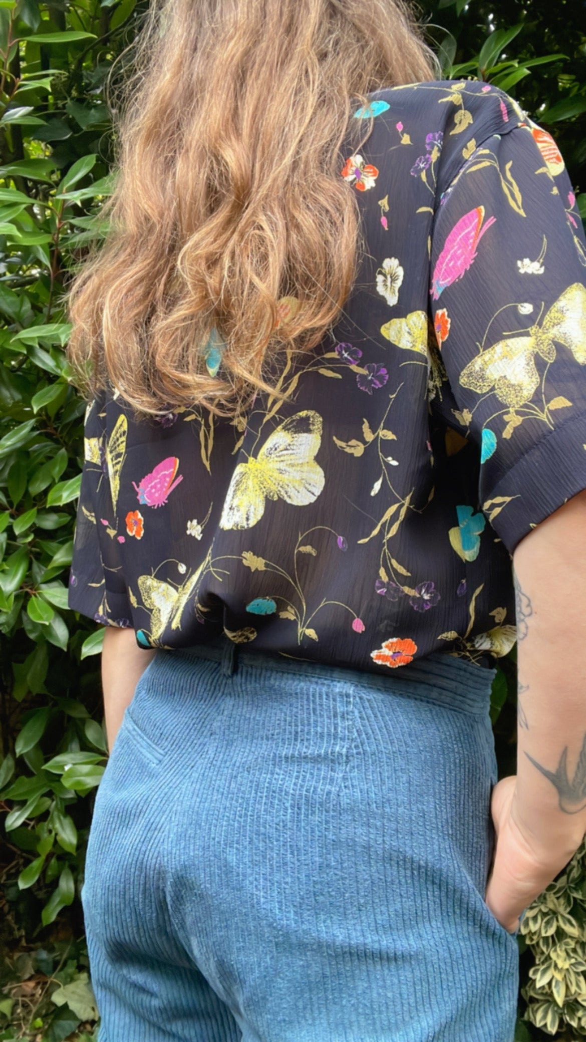 Y2K Butterfly SS Shirt