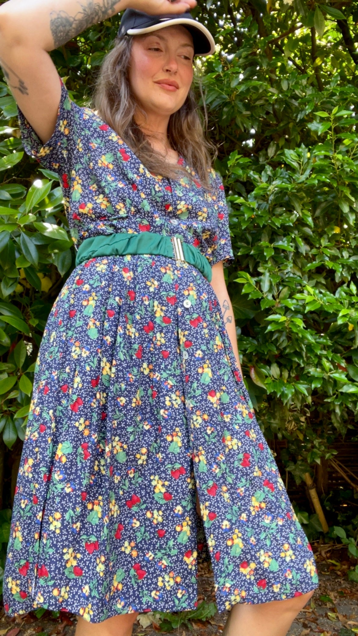 Floral Button Down Dress