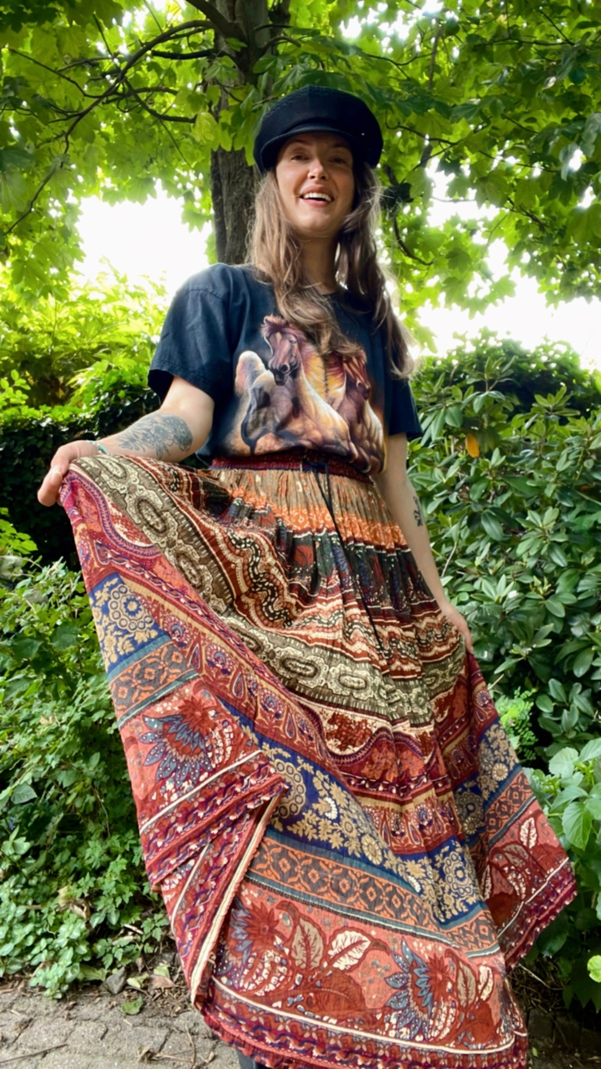 Bohemian Circle Skirt