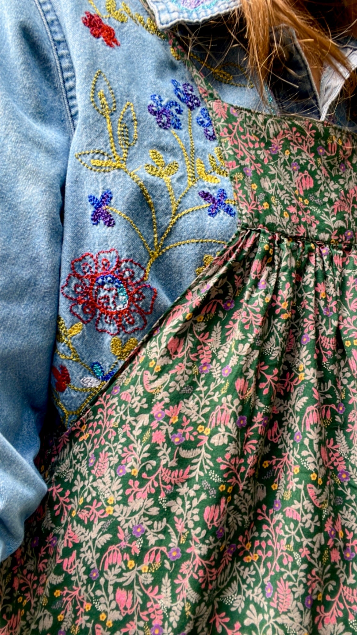 Floral Boho Dungarees