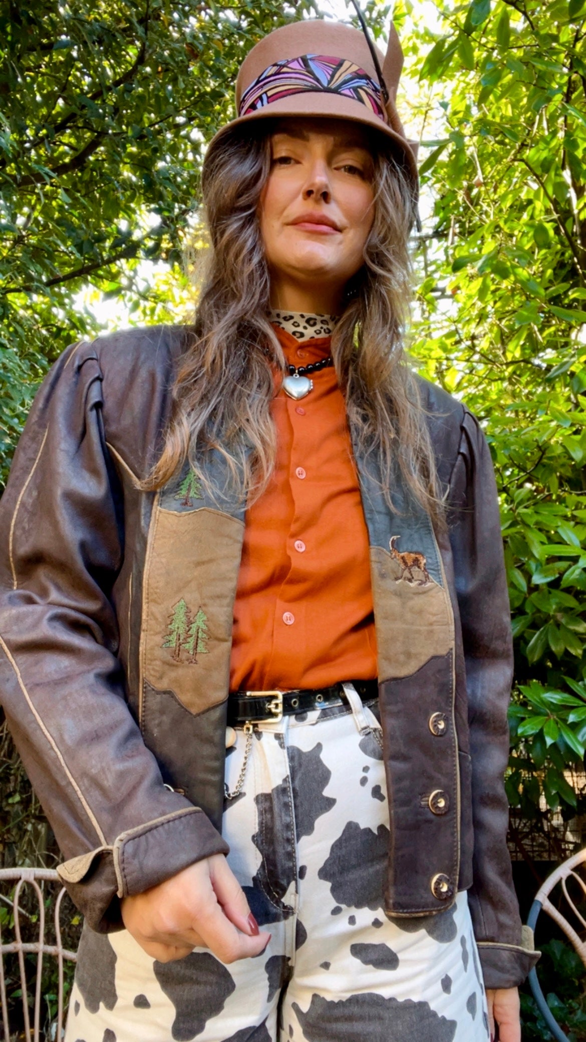 Leather Folklore Jacket