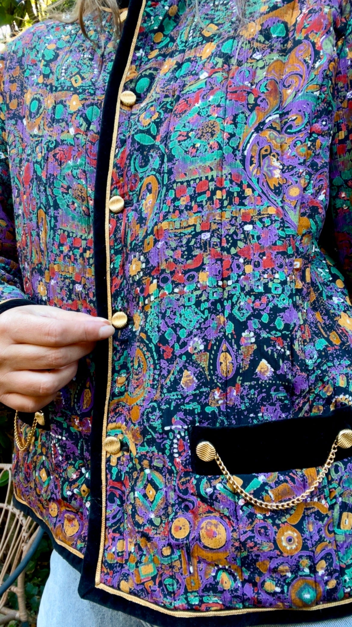 Colorful 80s Jacket
