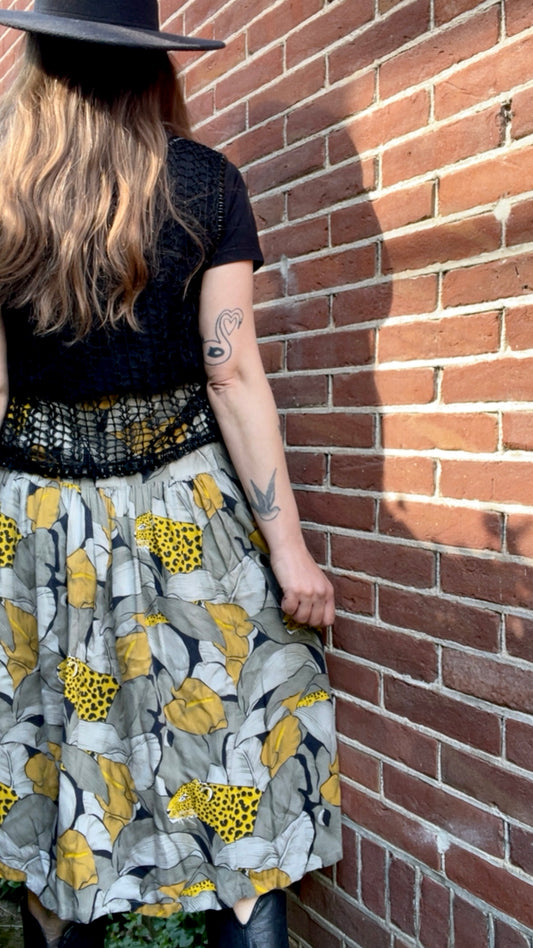 Jaguar Midi Skirt