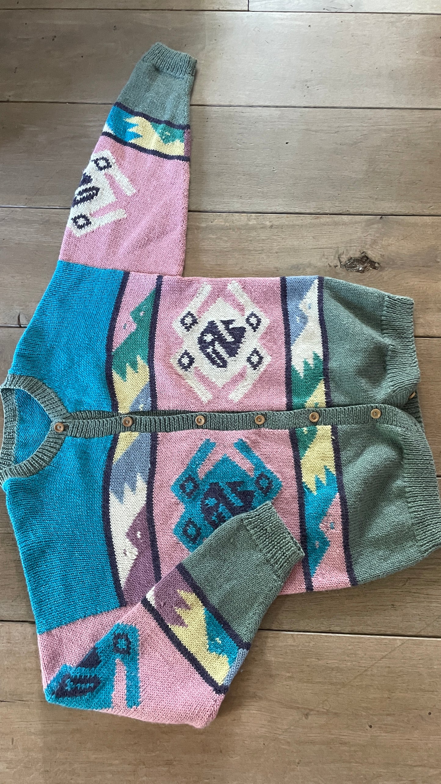 Wool Pastel Cardigan