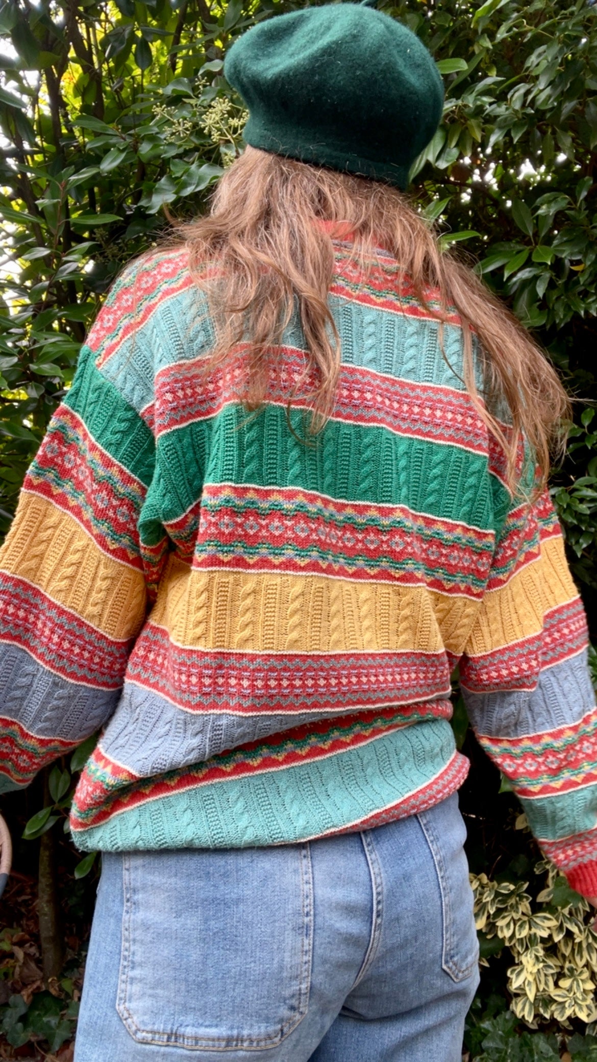Colorful Pattern Jumper