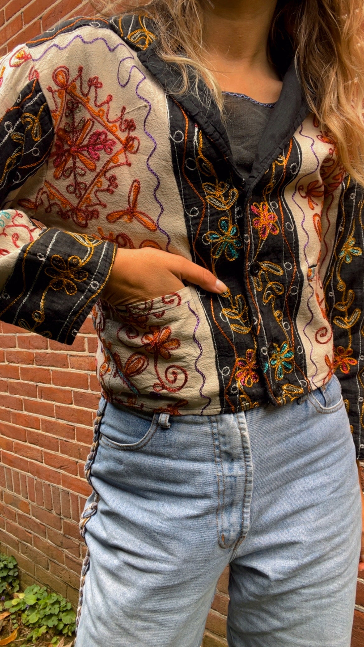 Embroidered Kantha Jacket