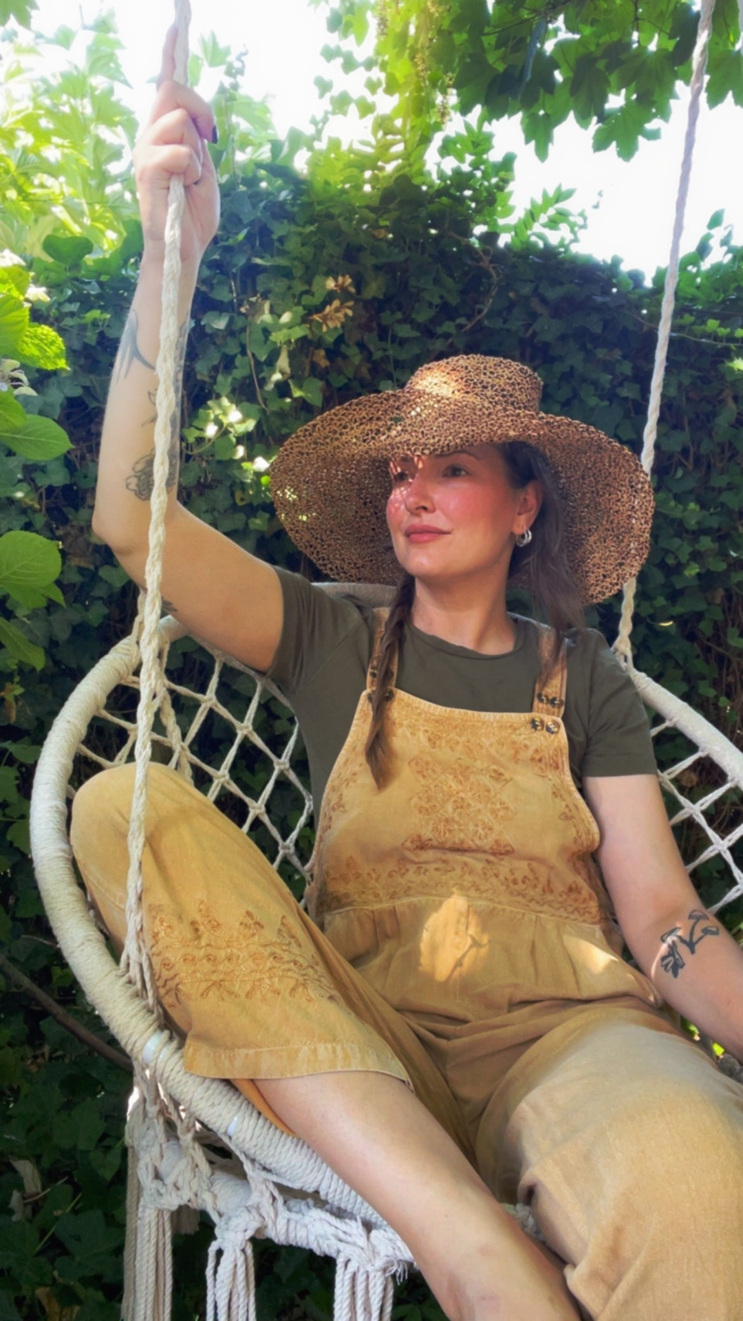 Embroidery Dungaree