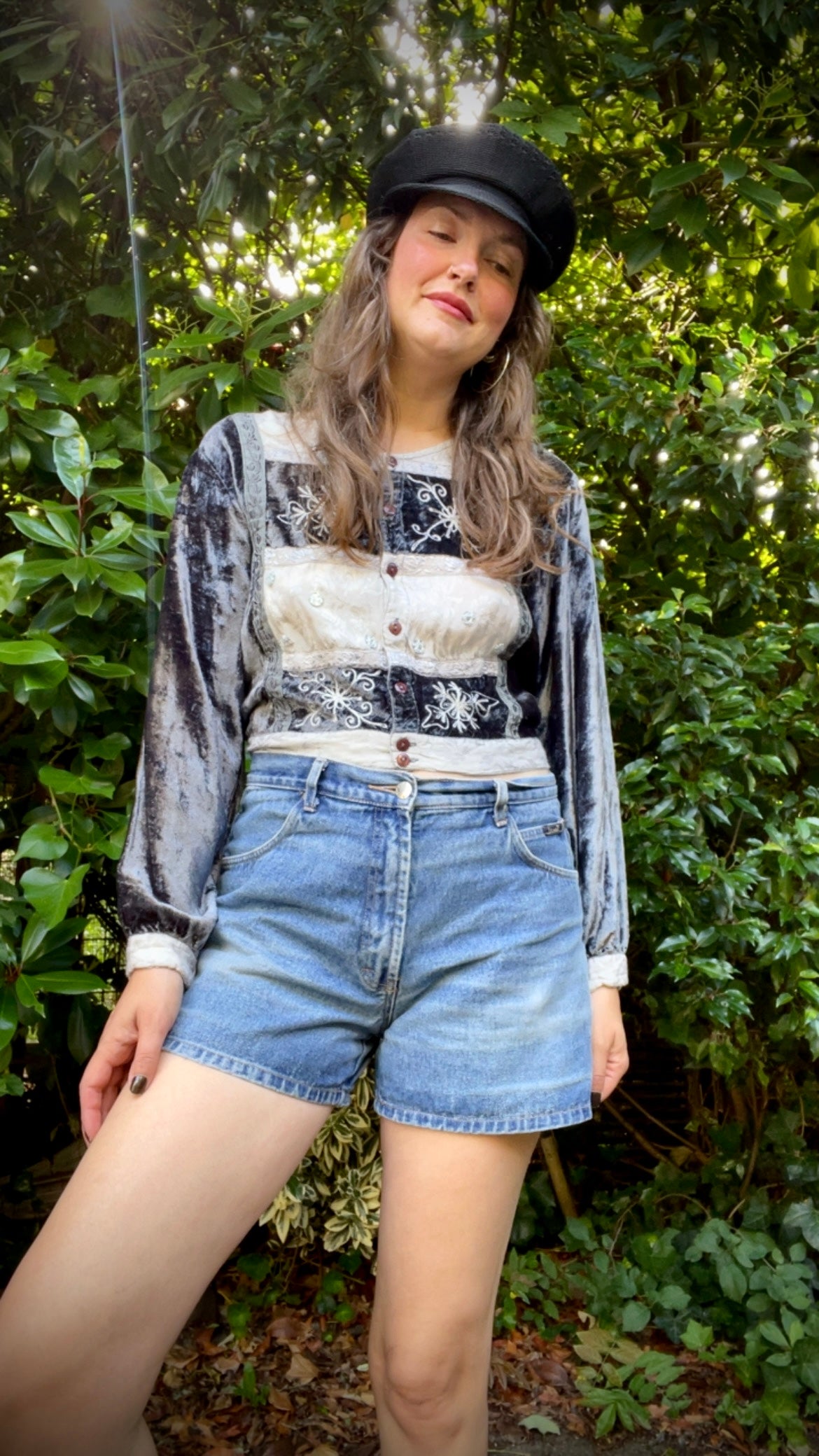 90s Velvet Top