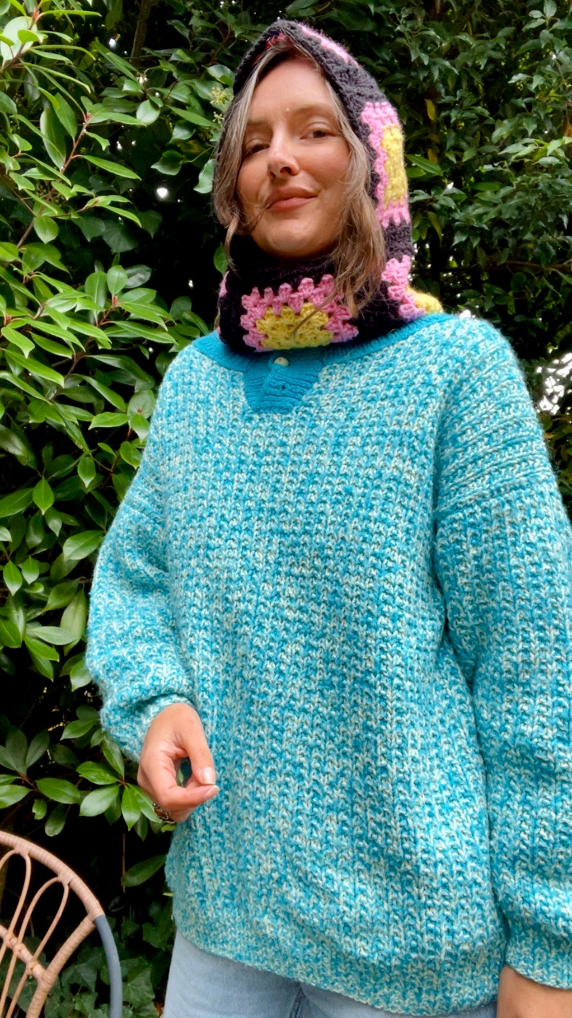 Granny Square Crochet Balaclava