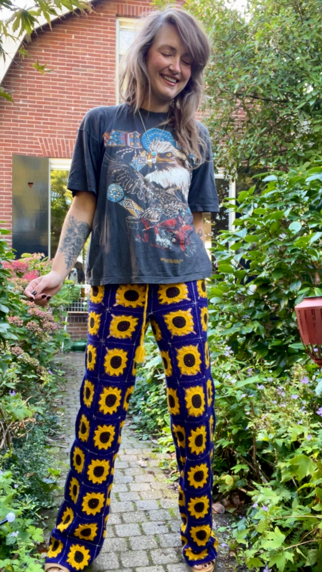 Crochet Sunflower Trousers
