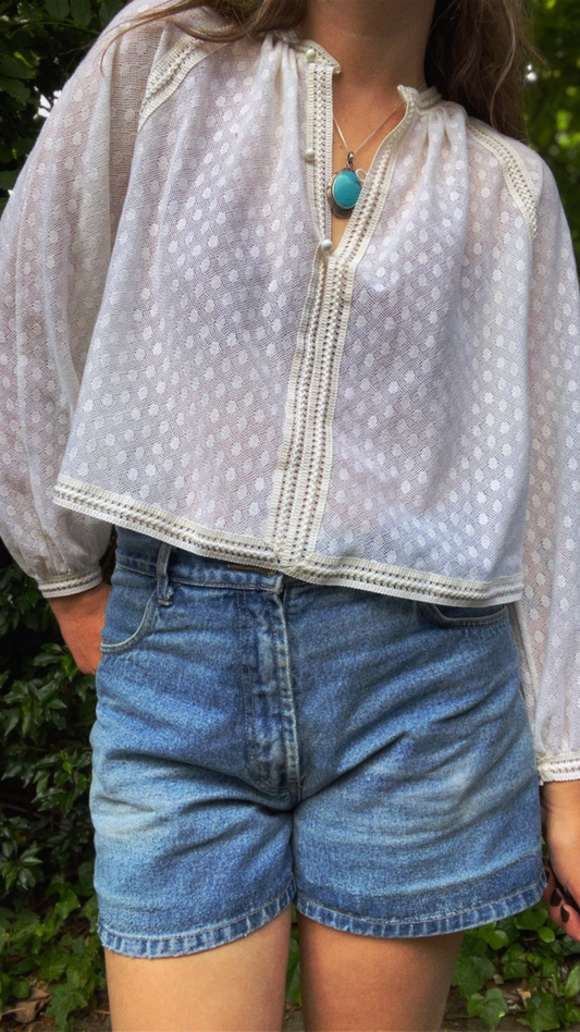 70s Boho Top