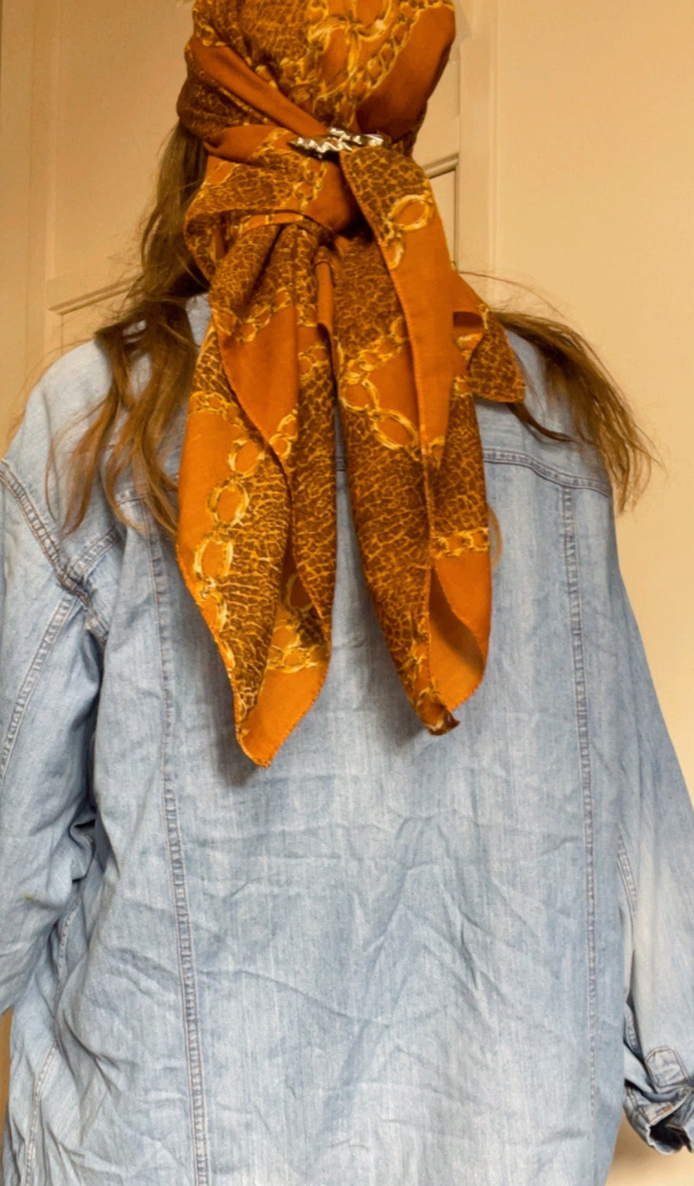 Animal & Chains Scarf