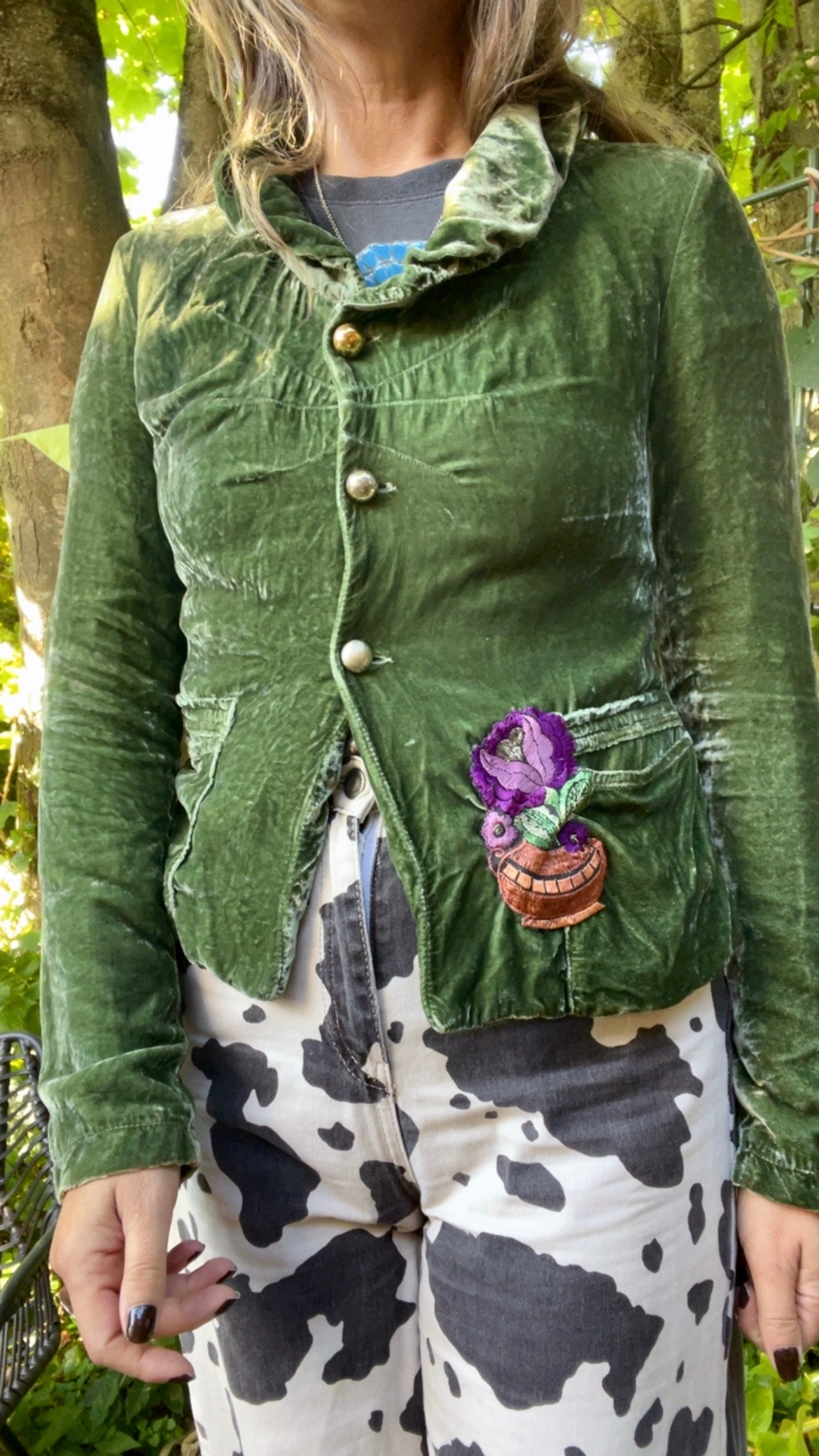 Crushed Velvet Jacket