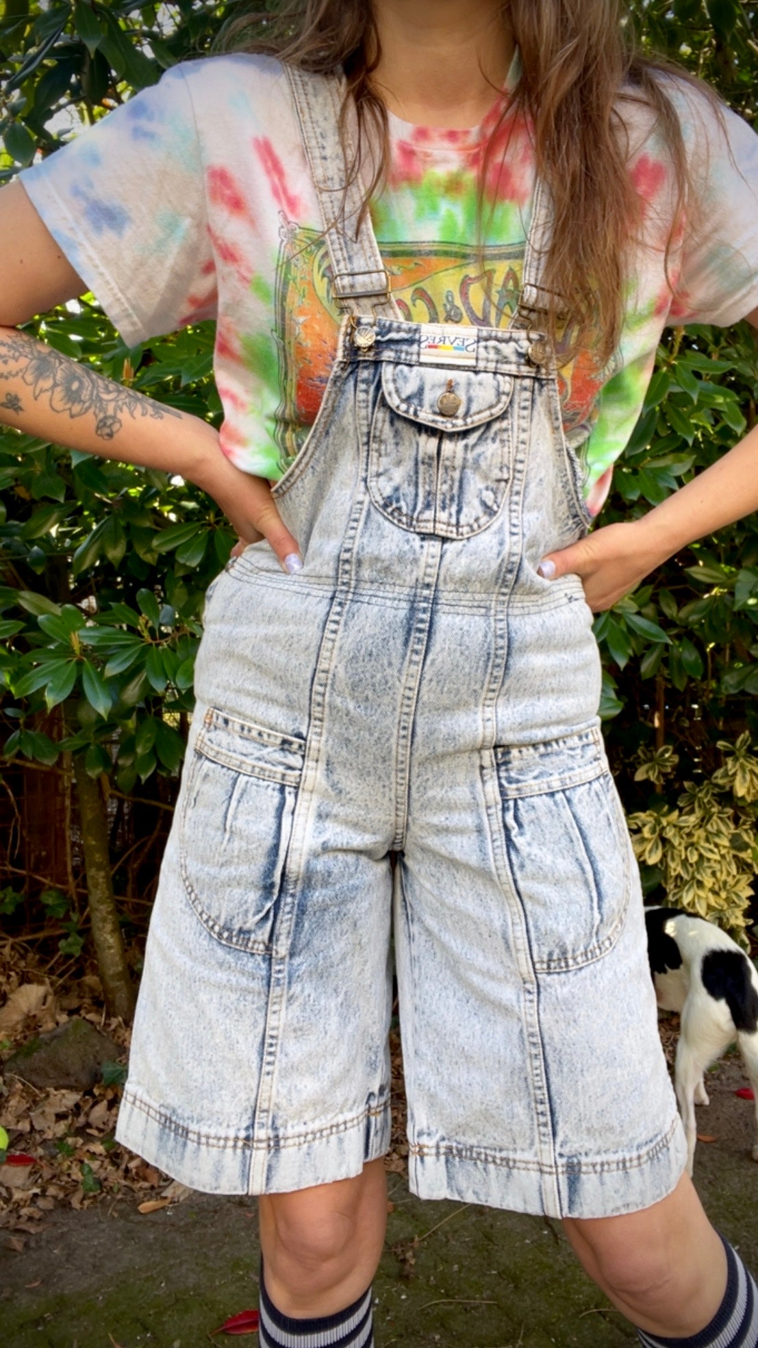 80s Denim Playsuit
