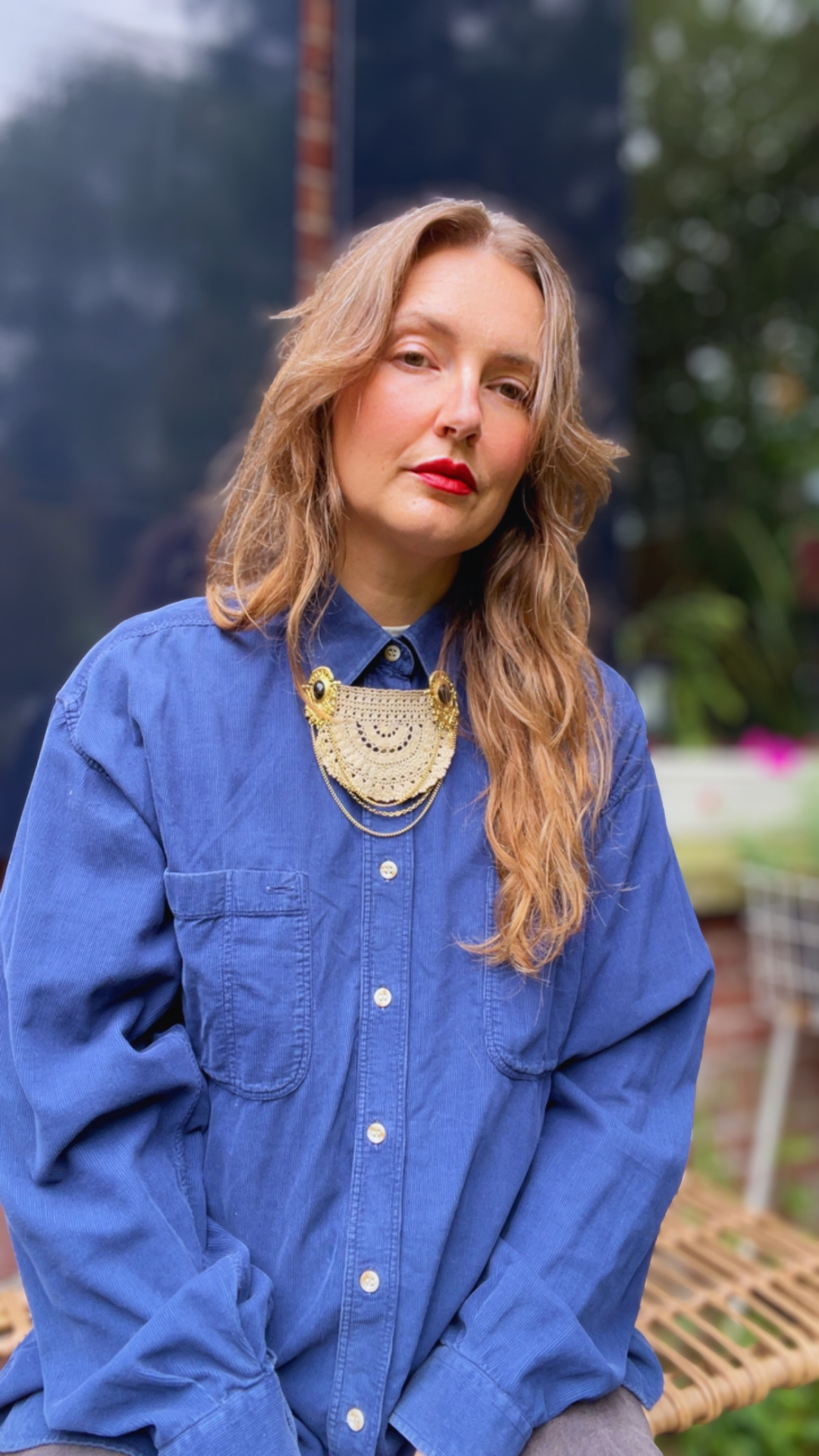 Corduroy Button-down Shirt