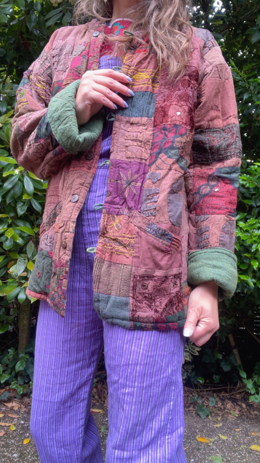 Patchwork Kantha Jacket