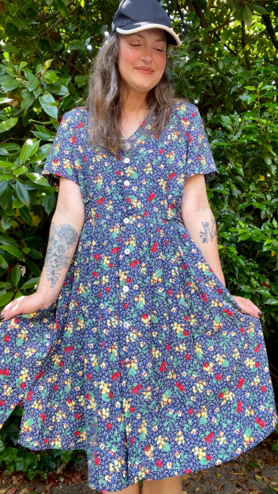 Floral Button Down Dress